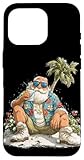 Lässiger Weihnachtsmann für Strand Weihnachten mit Cocktails Hülle für iPhone 16 Pro