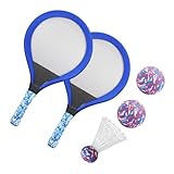 PENIKOKO 2 Sätze Tennisracket Set Leichtes Kunststoff Outdoor Sportspiel für Anfänger mit...