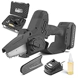 STAHLWERK Mini Akku Kettensäge MAK-20 ST – 2 Ah Akku, leistungsstarke Handkettensäge zum...