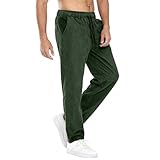 Generisch Cordhose Herren Baggy Lang Freizeithose Elastische Taille Cord Hose Mit Taschen Sporthose...