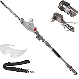 IKRA Akku Teleskop Heckenschere IATHS 1241 inkl. Akku & Ladegerät, Schnittwinkelverstellung bis...