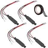 ZAMDOE 12 V 21 W Motorrad-Blinkerwiderstand, LED-Blinker, Inline-Lastwiderstand, Decoder-Adapter...