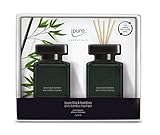 ipuro - Essentials Raumduft BLACK BAMBOO 2x50ml | Raumerfrischer mit Jasmin, Zitrone, Apfel, &...