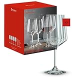 Spiegelau 4-teiliges Rotweingläser Set, 630 ml, LifeStyle, 4450171, Weingläser aus Kristallglas,...