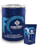 Fonteino 2K Epoxidharz Bodenversiegelung mit UV-Schutz Fußbodenversiegelung Bodenbeschichtung...