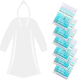 ODSPTER Regenponcho - Regencape Einmal für Damen und Herren 6 Stück Regen Ponchos - Einweg...