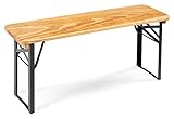 Stagecaptain BBB-117 Hirschgarten Bierzeltbank - Robuste, Kurze Bierbank (117 cm) - Stabile...