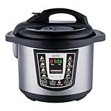 TZS First Austria - Elektro Schnellkochtopf 6L mit 9 Auto-Programmen - Multikocher 1000W Multicooker...