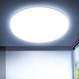 Deckenlampe LED Deckenleuchte 36W IP54 Wasserfest 6500K 4500LM LED Deckenleuchte Flach Lampe...
