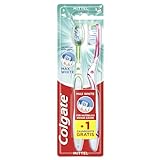 Colgate Zahnbürste Max White, mittel, 2 Stück - Handzahnbürste für natürlich weiße Zähne, mit...