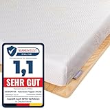 Newentor® Matratzen Topper 90x200cm H4 H5 Hart, Matratzentopper 90x200 Gel Boxspringbett...