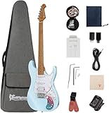 E-Gitarre mit Effekt Anfänger Erwachsene Praxis E-Gitarre Advanced Performance Set Professional...