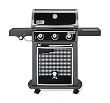 Weber Spirit E-320 Classic Gasgrill, 3 Brenner + Seitenkocher, 52 x 45cm Grillfläche,...