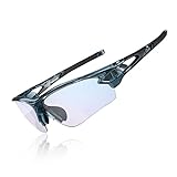 ROCKBROS Fahrradbrillen Selbsttönend Sonnenbrille Photochromatisch für Damen und Herren UV400...