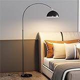 ZJHAHJY Moderne Bogen-Stehlampe mit Fernbedienung – dimmbare Bogenlampen für Wohnzimmer,...