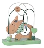 Eichhorn - Baby Hipp Motorikschleife mit 2 Schleifen und Eselmotiv, 6x18x18cm, 100% FSC...