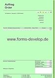 Bestellungen, Aufträge, Auftragsvordruck, PDF A4-H Standard