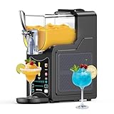 Richday Slush eis Maschine,Large LED Display Softeismaschine für Zuhause, WhisperChill...