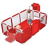 YORKING Laufstall Baby Faltbar Laufgitter Baby Multifunktional Tragbarer Baby Playpen mit...