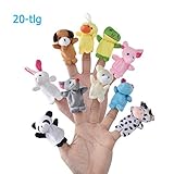 Caiming Finger Plüschtier [20-TLG] Mitgebsel | Kindergeburstagen | Gastgeschenke für Kinderparty...