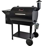 ACTIVA Smoker Grill XXL El Paso I Pellet Smoker inkl. automatischer Pelletzuführung & Thermometer I...