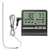 Digitales Fleischthermometer zum Kochen, Grillen, Grill, mit Lebensmitteltemperatursonden für...