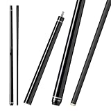 CUEDESG Karbonfaser-Queue, 3-teilig, Breaking Pool-Queue, niedrige Ablenkung, 13 mm, Profi-Spitze...
