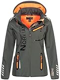 Geographical Norway Damen Softshelljacke Übergangsjacke Frühlings Regen Jacke Outdoor,...