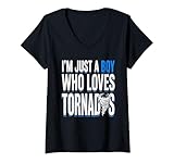 Damen Nur EIN Typ, der Tornados liebt, Stürme zu beobachten, Männer und Jungen T-Shirt mit...