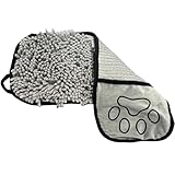 Hunde-Trockentuch, saugfähiges, weiches -Badetuch, 53,3 x 17,8 cm, schnell trocknend, waschbar,...