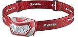 VARTA Stirnlampe LED inkl. 3x AAA Batterien Kopflampe, Outdoor Sports H20 Pro, drei Leuchtmodi,...