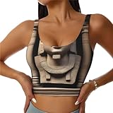 Damen-Sportweste Shaper – ein altes Relikt-Druck-Sport-Top für Workout, Pilates, Tanzen und...
