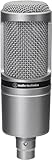 Audio-Technica AT2020 Kondensatormikrofon mit Nierencharakteristik (XLR Anschluss) für Voiceover,...
