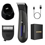 BarberBoss Intim und Körperhaartrimmer für Männer, wasserdichter Hodenrasierer, Trimmer mit...
