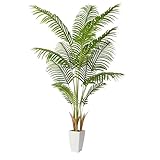 Alupssuc Künstliche Pflanzen groß 150cm mit 12 abnehmbaren Stämmen, Kunstpflanze große Indoor...