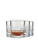 Elysia Whiskey Glas - 355cc, 4er Set, Qualitäts Whiskey Glas, Ideal für Whiskey, Scotch, Bourbon,...