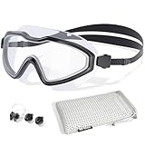 COOLOO Schwimmbrille, Weitblick Erwachsene Schwimmbrille ohne Leckage, Anti-Beschlag & Anti-UV...