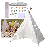 Takezuaa Tipi Zelt für Kinder,Kinder Spielzelte,Kinderzelt für Drinnen Outdoor,Spielzimmer für...