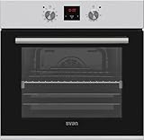 Svan Horno MultifunciónCon Ventilador Inox SHM10700DX. Capacidad 69 Litros, 1200W, 10 Programas,...