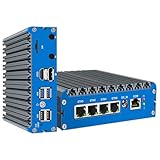 Router Firewall N150 4*Intel i226 DDR5 8GB 128GB NVMe SSD, Lüfterloser Soft Router, Firewall,...