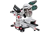 Metabo Kappsäge KGS 254 M (1450 W, mit Zugfunktion, Max. Schnittbreite 90°/45° 92 / 47 mm, Max....