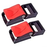 Yhenlovtt Helmschnalle, Schnellverschluss, Kunststoff-Zubehör, verstellbar, 15–20 mm, Gurtband,...