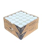 Horeca Candles - Theelichter Transparente Hülle - 8 Stunden Brenndauer - Weiß - 100 Stück Klar...