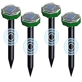 Ultraschall, Solar, IP65, Ultraschall, wasserdicht, Solar-Maulwurfabwehr, Maulwurfabwehr, Gopher,...