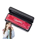 Mundharmonika für Kinder – 10-Loch-Musikharfe, Metall-ABS-Anfängerinstrument, klarer Ton,...