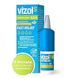 Vizol S 0,21% Fast Relief Augentropfen10 ml lindern sofort und wirksam leichte bis mittelschwere...