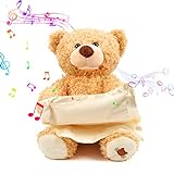 Bärenspielzeug - Sprechen und Singen - Geburtstagsgeschenke Kuscheltier für Kinder (Yellow)