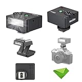 Godox iM30 Mini-Blitz + Blitzschuh-Riser, GN≈15, für Canon, Fuji, Sony, Nikon, Panasonic,...