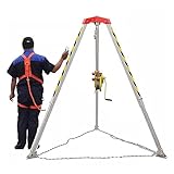 Rettungsstativ, Hebezeug, Feuerwehrstativ, Schwerlast-Feuerwehrstativ, 1200 lbs (ca. 544 kg)...