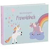 mintkind® „Meine Freunde“ Kindergarten-Freundebuch für Mädchen und Jungen – Pony...